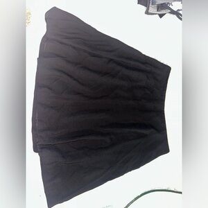 Plain black skirt